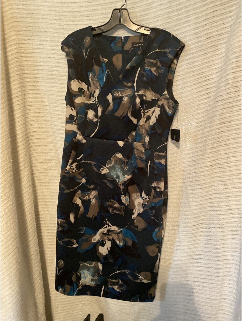 Marc New York Andrew Marc Size 12 Blue Dress